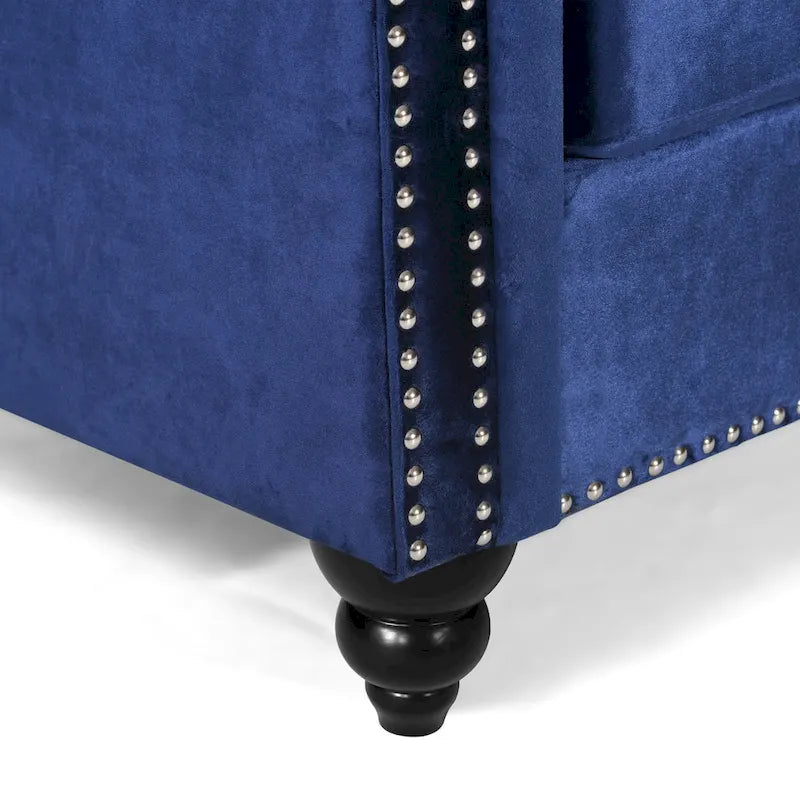 Christopher Knight Home Parkhurst Velvet Tufted Sofa 17