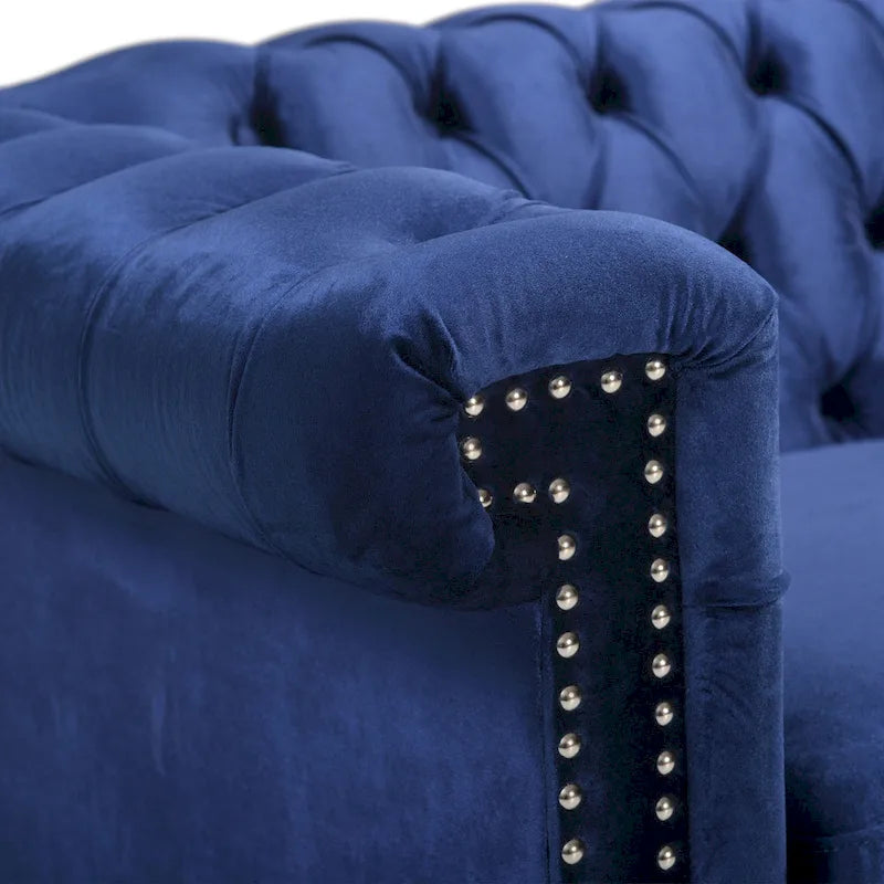 Christopher Knight Home Parkhurst Velvet Tufted Sofa 18