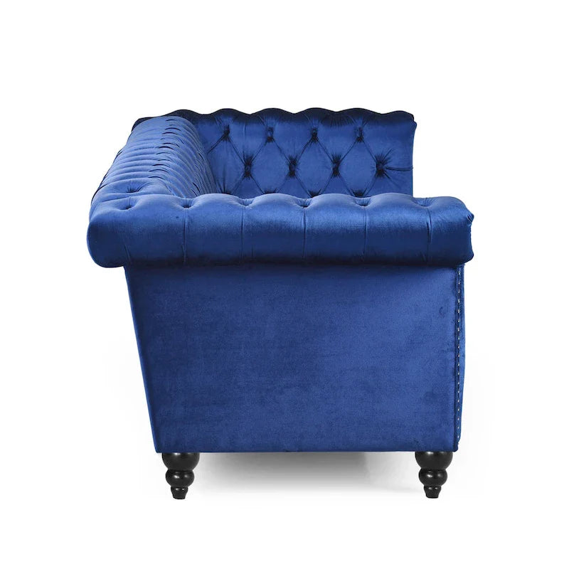 Christopher Knight Home Parkhurst Velvet Tufted Sofa 20