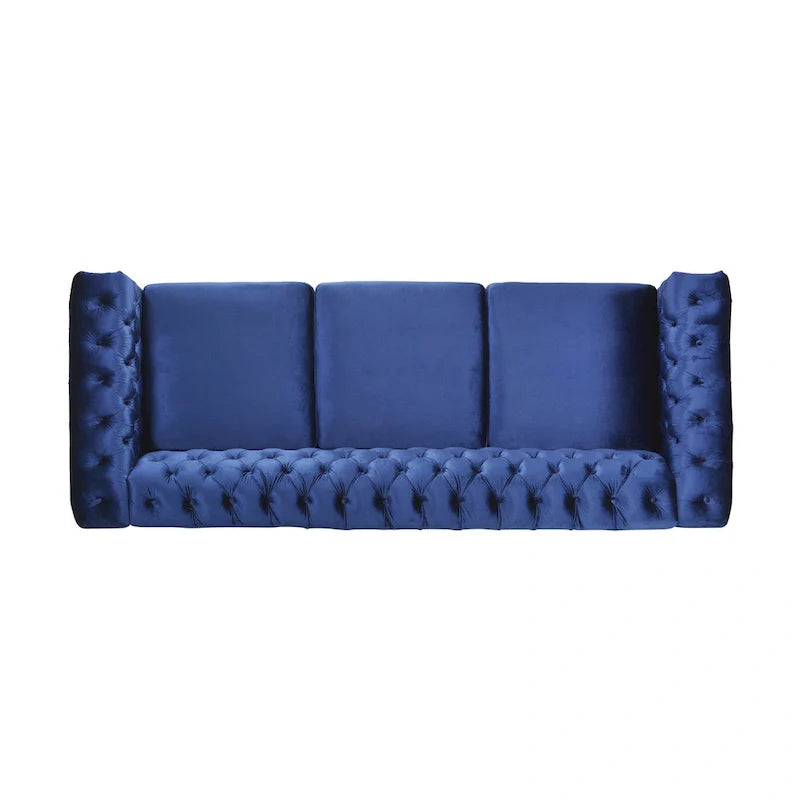Christopher Knight Home Parkhurst Velvet Tufted Sofa 21