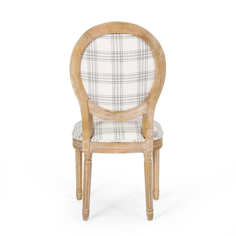 Set of 2 Phinnaeus French Country Fabric Dining Chairs by Christopher Knight Home 15