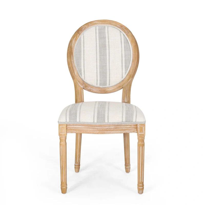 Set of 2 Phinnaeus French Country Fabric Dining Chairs by Christopher Knight Home 23