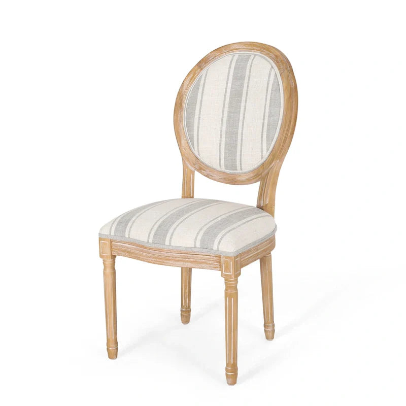 Set of 2 Phinnaeus French Country Fabric Dining Chairs by Christopher Knight Home 24