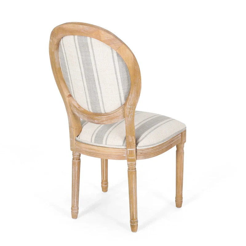 Set of 2 Phinnaeus French Country Fabric Dining Chairs by Christopher Knight Home 25