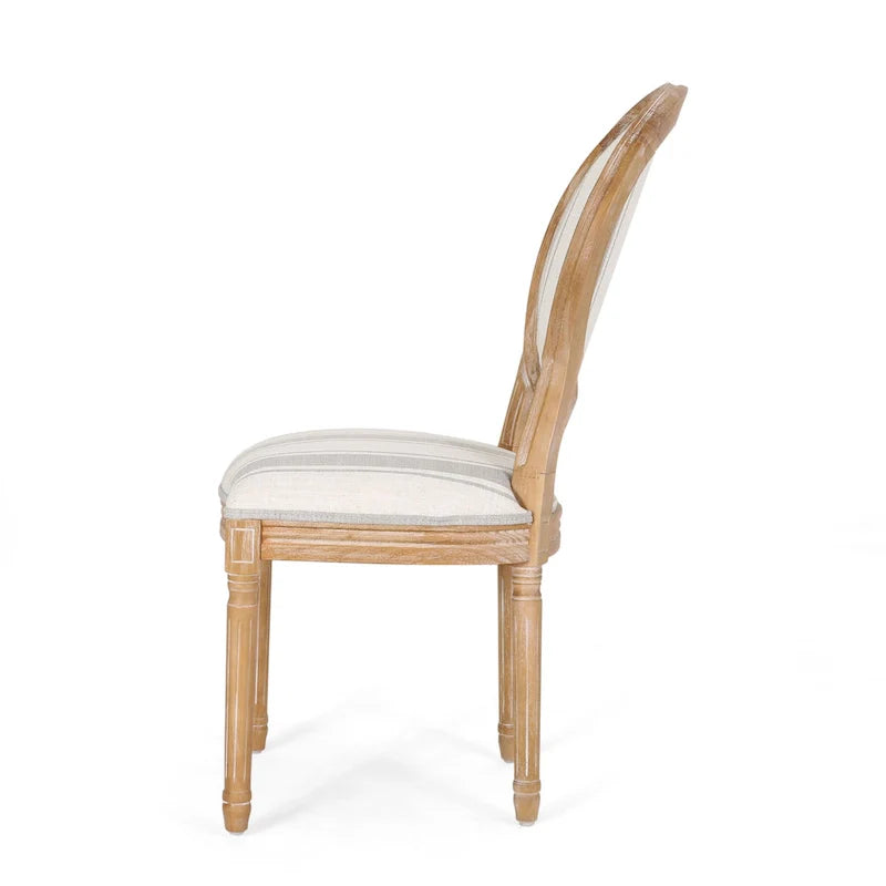 Set of 2 Phinnaeus French Country Fabric Dining Chairs by Christopher Knight Home 26