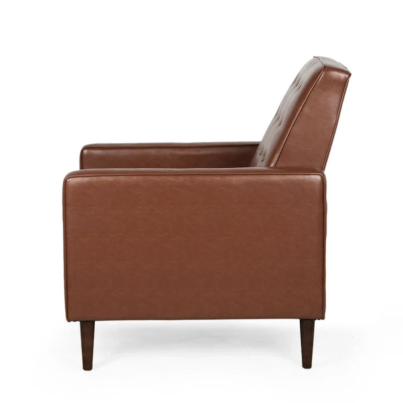 Set of 2 Mervynn Mid-Century Button-Tufted Recliners by Christopher Knight Home 6