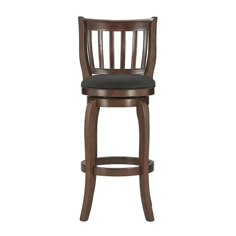 iNSPIRE Q Classic Ali 29-Inch High Back Swivel Bar Stool in Modern Linen 8