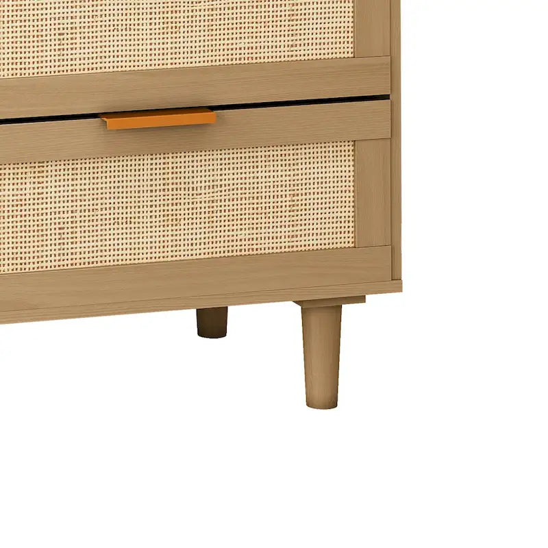 6-Drawer Rattan Dresser 1