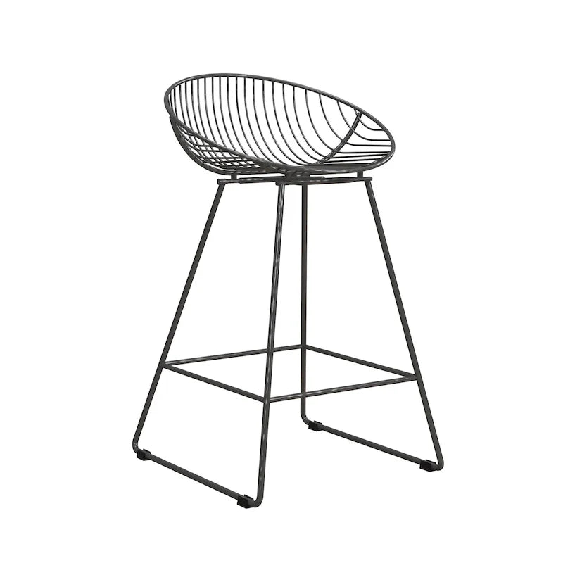 CosmoLiving by Cosmopolitan Ellis 24-Inch Metal Counter Height Bar Stool 34