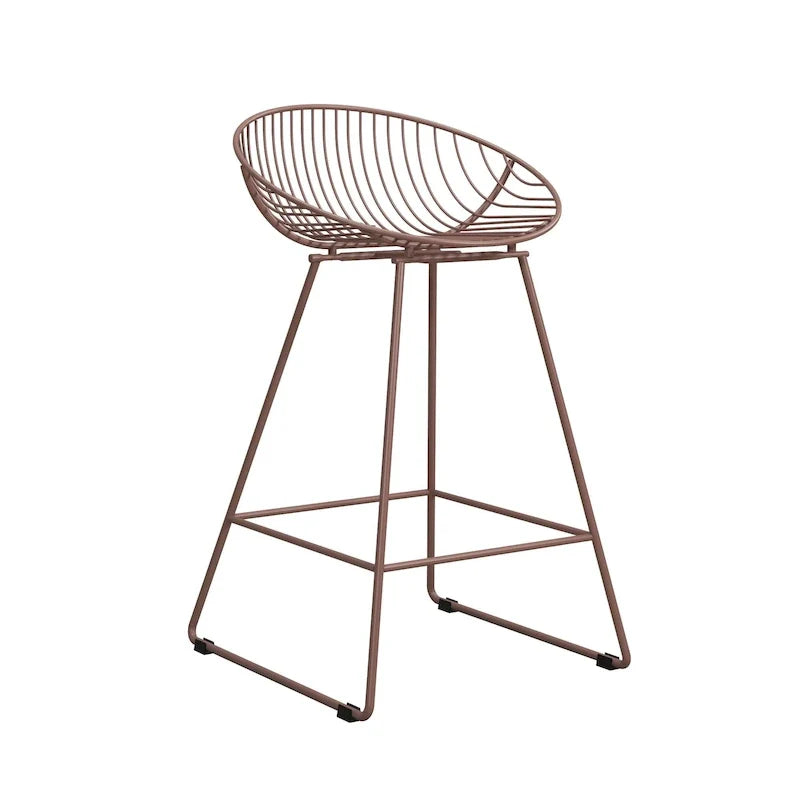 CosmoLiving by Cosmopolitan Ellis 24-Inch Metal Counter Height Bar Stool 35
