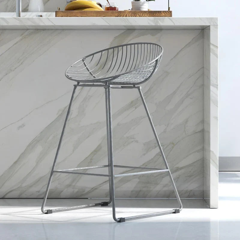 CosmoLiving by Cosmopolitan Ellis 24-Inch Metal Counter Height Bar Stool 3