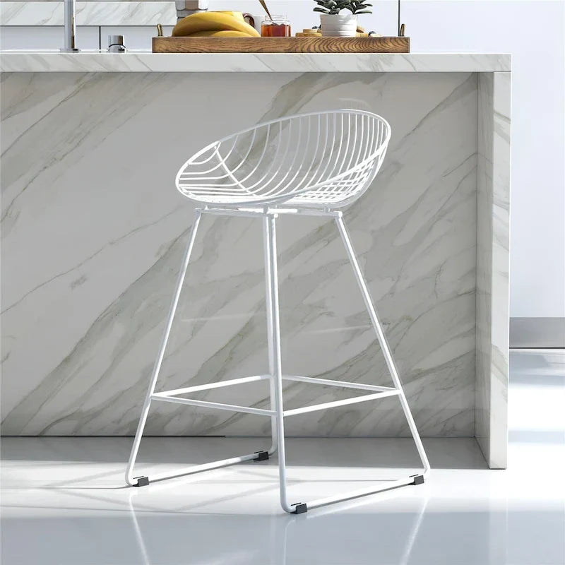 CosmoLiving by Cosmopolitan Ellis 24-Inch Metal Counter Height Bar Stool 5