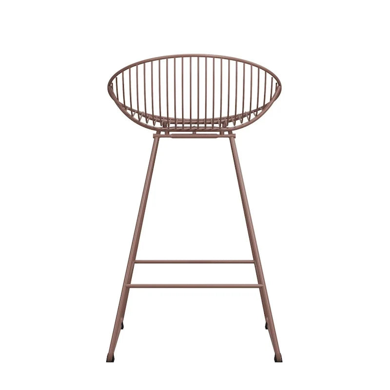 CosmoLiving by Cosmopolitan Ellis 24-Inch Metal Counter Height Bar Stool 10