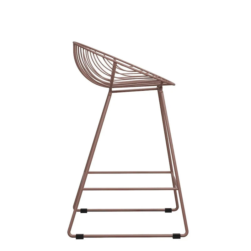 CosmoLiving by Cosmopolitan Ellis 24-Inch Metal Counter Height Bar Stool 11