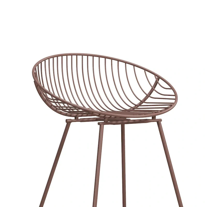 CosmoLiving by Cosmopolitan Ellis 24-Inch Metal Counter Height Bar Stool 12
