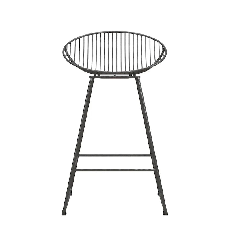 CosmoLiving by Cosmopolitan Ellis 24-Inch Metal Counter Height Bar Stool 15