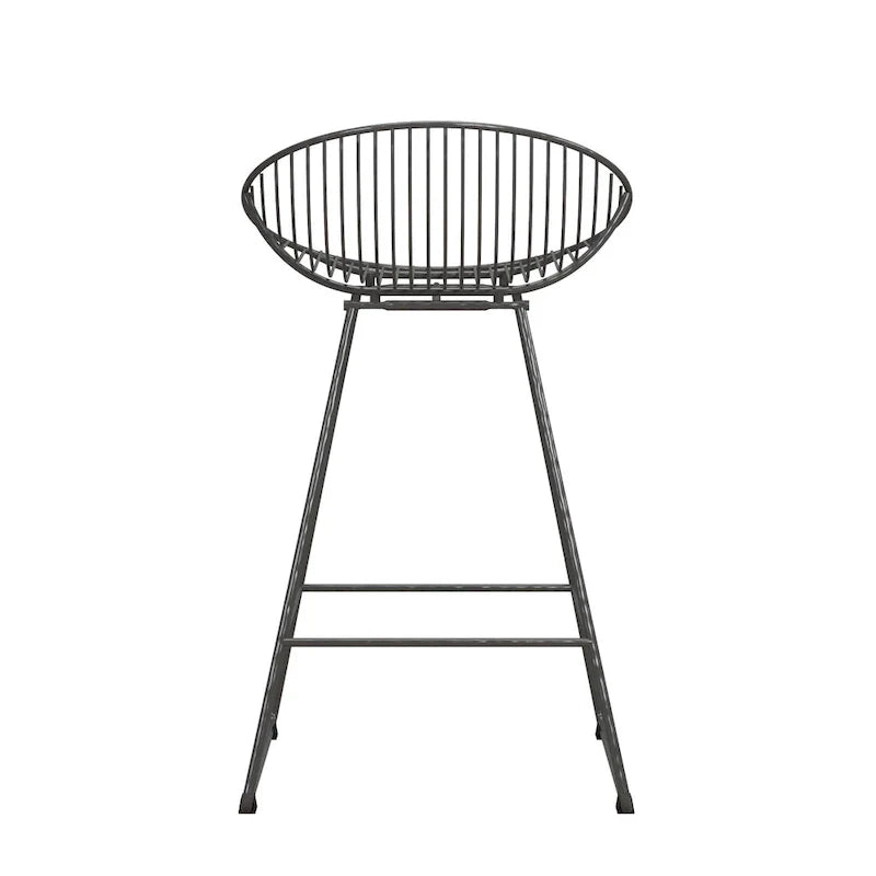 CosmoLiving by Cosmopolitan Ellis 24-Inch Metal Counter Height Bar Stool 17