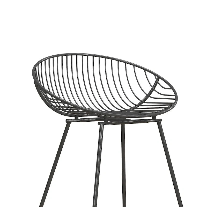 CosmoLiving by Cosmopolitan Ellis 24-Inch Metal Counter Height Bar Stool 18