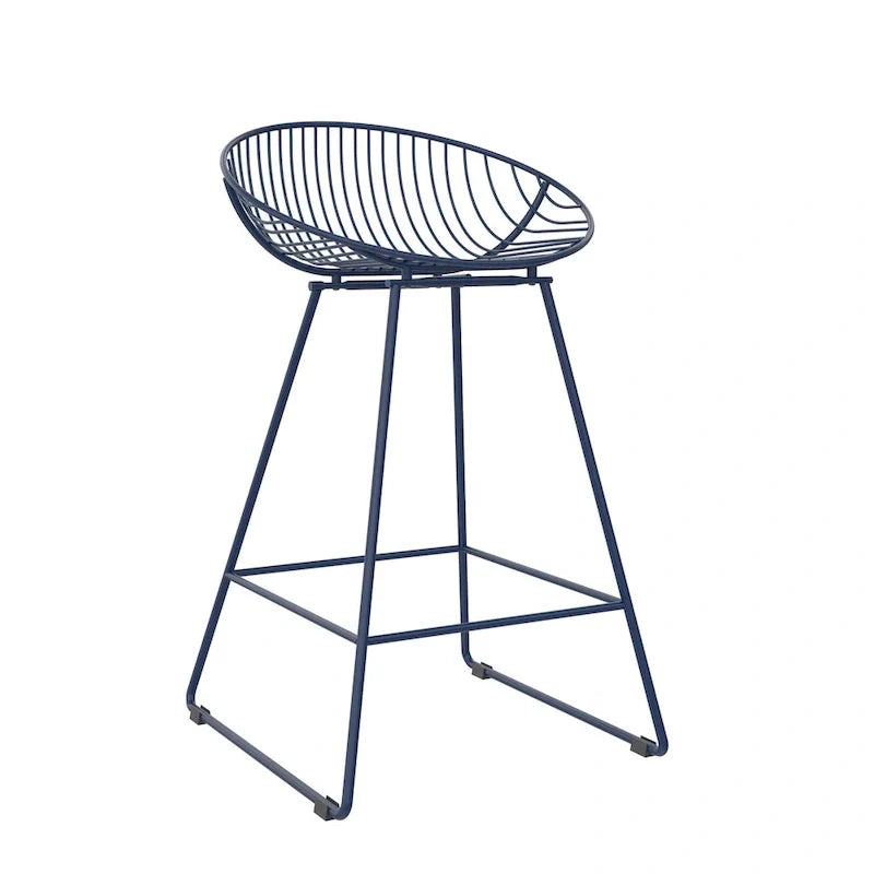 CosmoLiving by Cosmopolitan Ellis 24-Inch Metal Counter Height Bar Stool 20