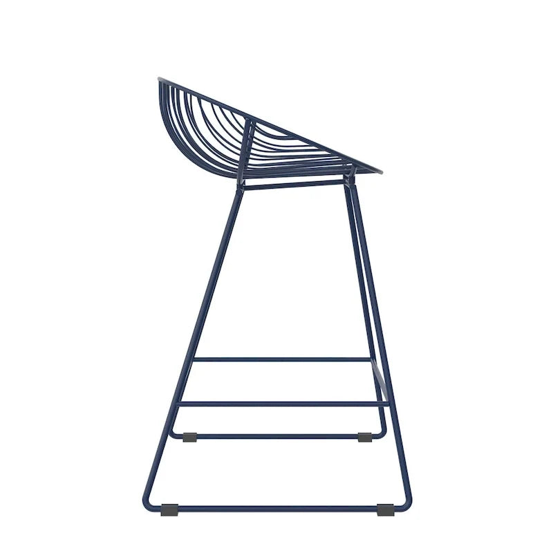 CosmoLiving by Cosmopolitan Ellis 24-Inch Metal Counter Height Bar Stool 24