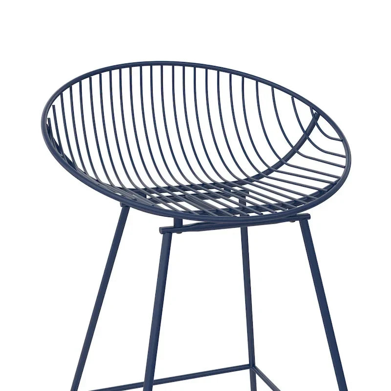CosmoLiving by Cosmopolitan Ellis 24-Inch Metal Counter Height Bar Stool 25