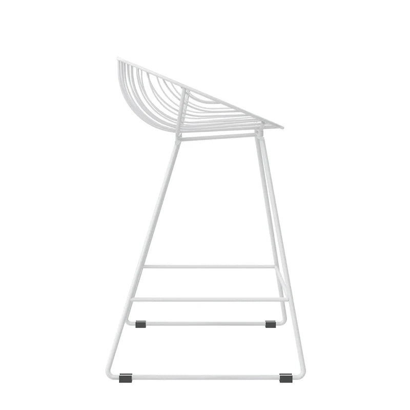 CosmoLiving by Cosmopolitan Ellis 24-Inch Metal Counter Height Bar Stool 30