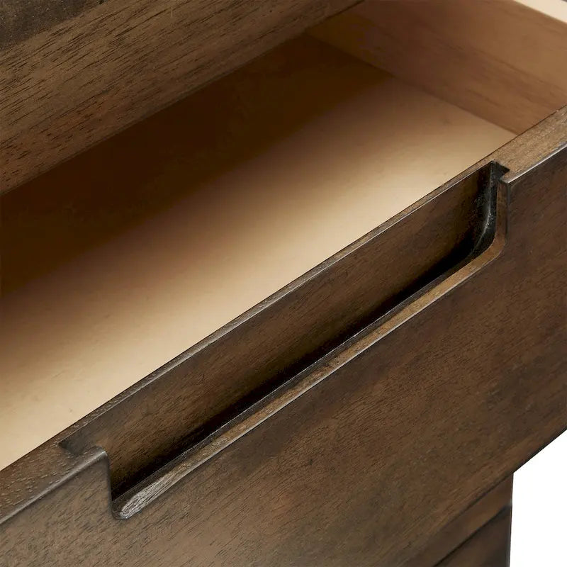 iNSPIRE Q Classic Atlas 5-Drawer Chest in Persian Walnut 2