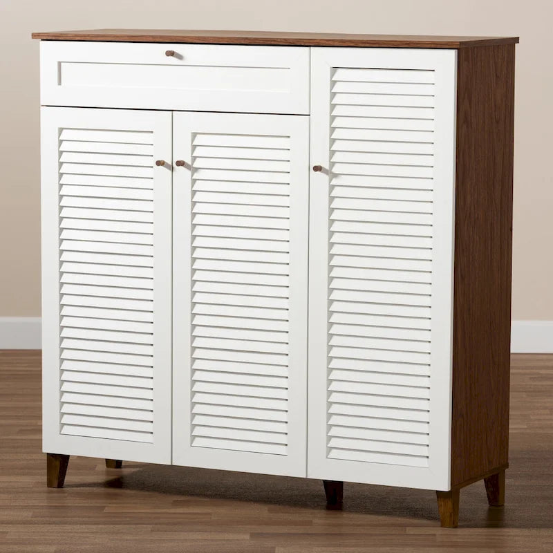 Carson Carrington Agnew Modern 11-Shelf Shoe Storage Cabinet 4