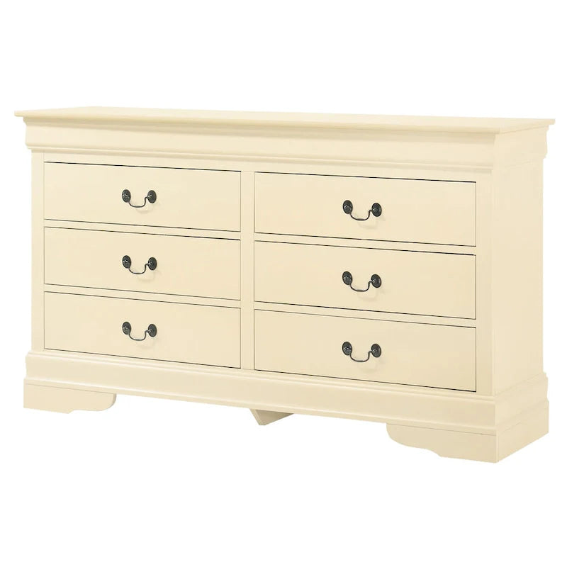Louis Philippe 6-Drawer Dresser for Bedroom 3