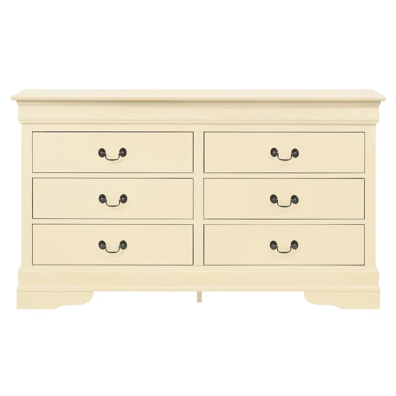 Louis Philippe 6-Drawer Dresser for Bedroom 4