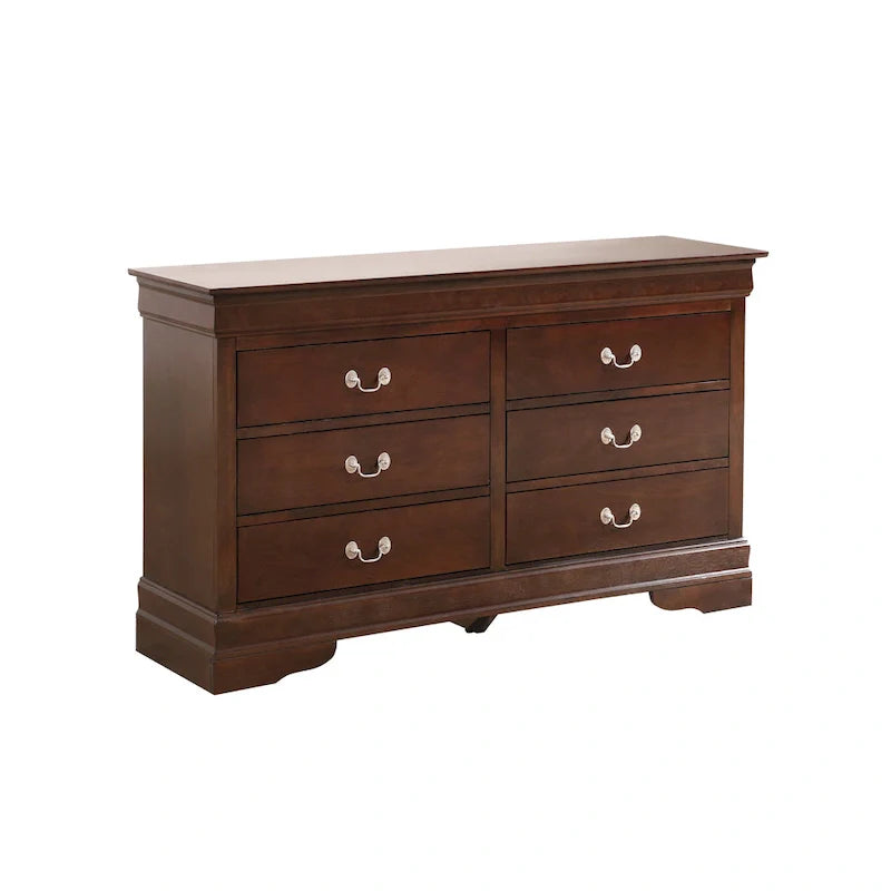 Louis Philippe 6-Drawer Dresser for Bedroom 6