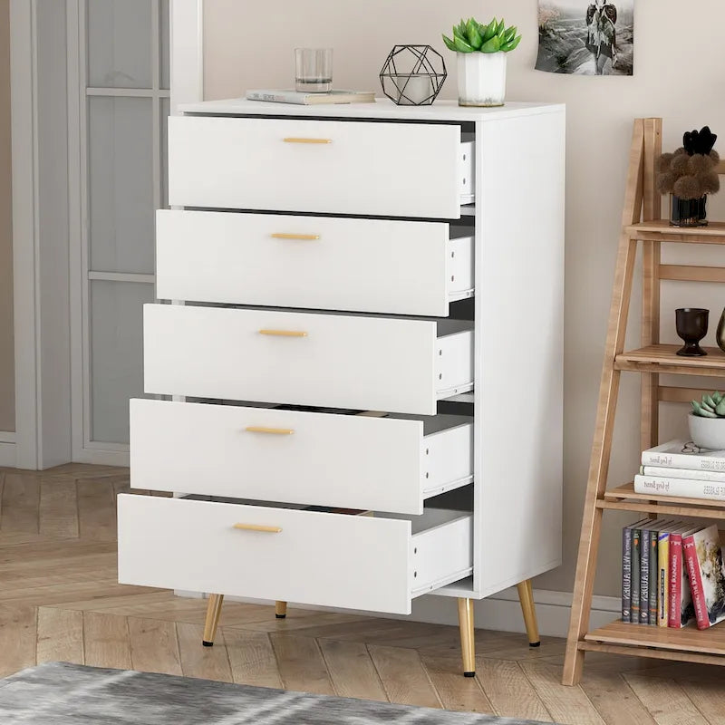 FUFU&GAGA 5-Drawer Chest of Drawers 4