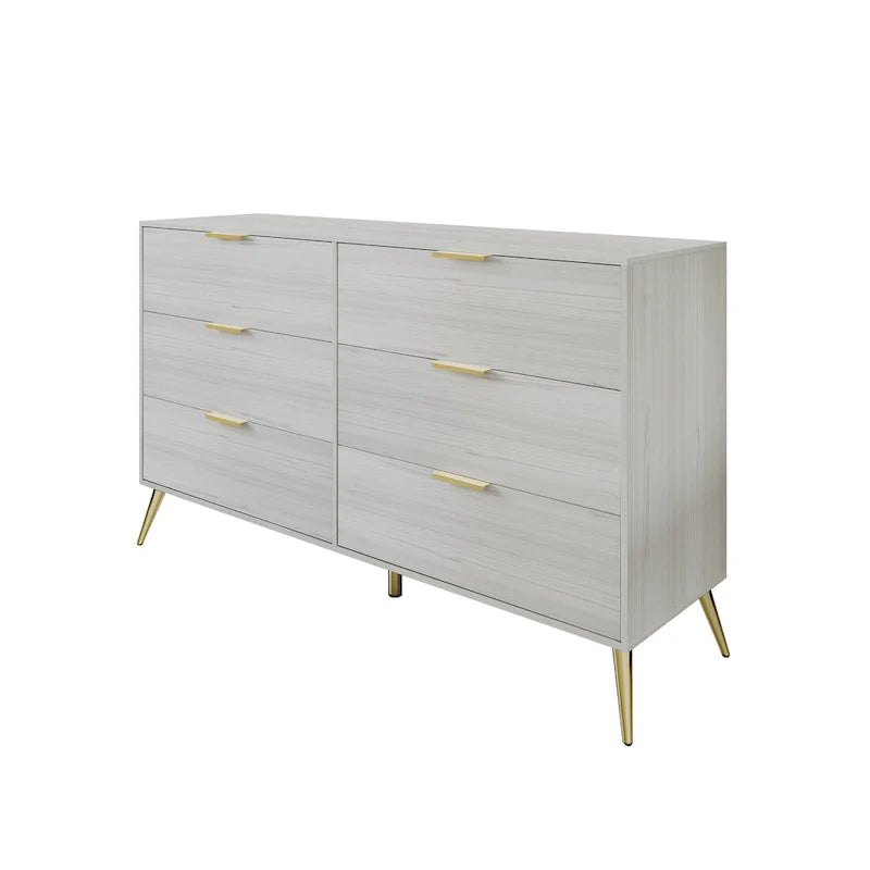 CraftPorch Modern 6-Drawer Wooden Dresser 3