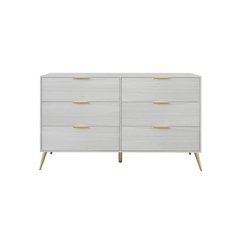 CraftPorch Modern 6-Drawer Wooden Dresser 9