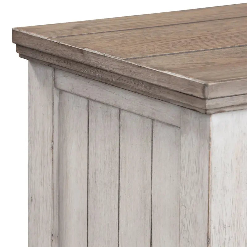Heartland Antique White & Tobacco 9-Drawer Chest 2