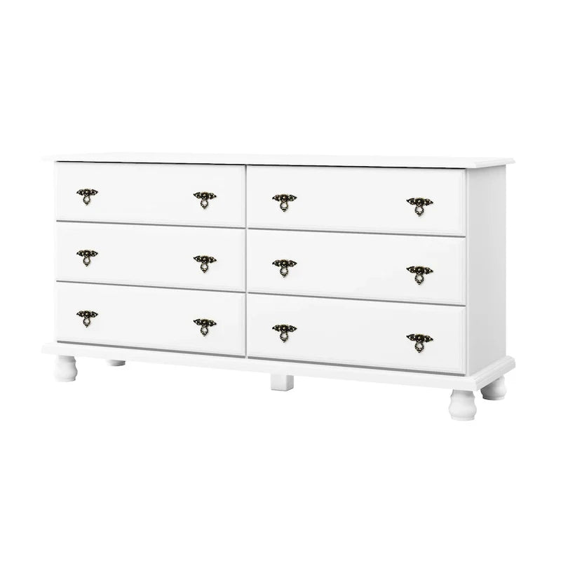 Palace Imports Traditional Kyle 6-Drawer Dresser in 100% Solid Wood with Optional Mirror 5