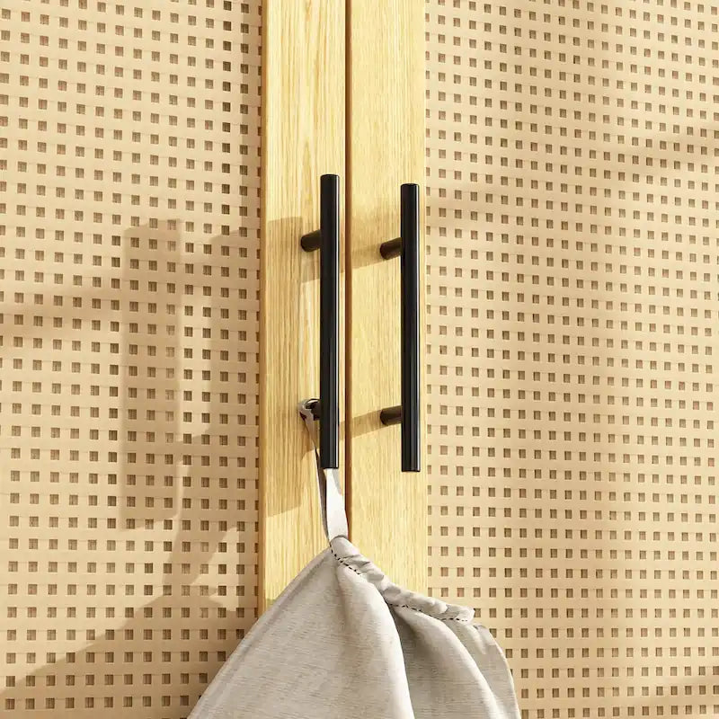 70.9-Inch Wooden Wardrobe Closet with Drawers and Hanging Rod 4