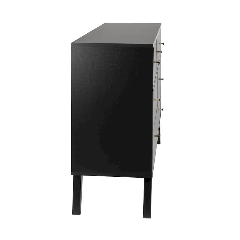 Prepac Milo 7-Drawer Dresser in Mid-Century Modern Style 1