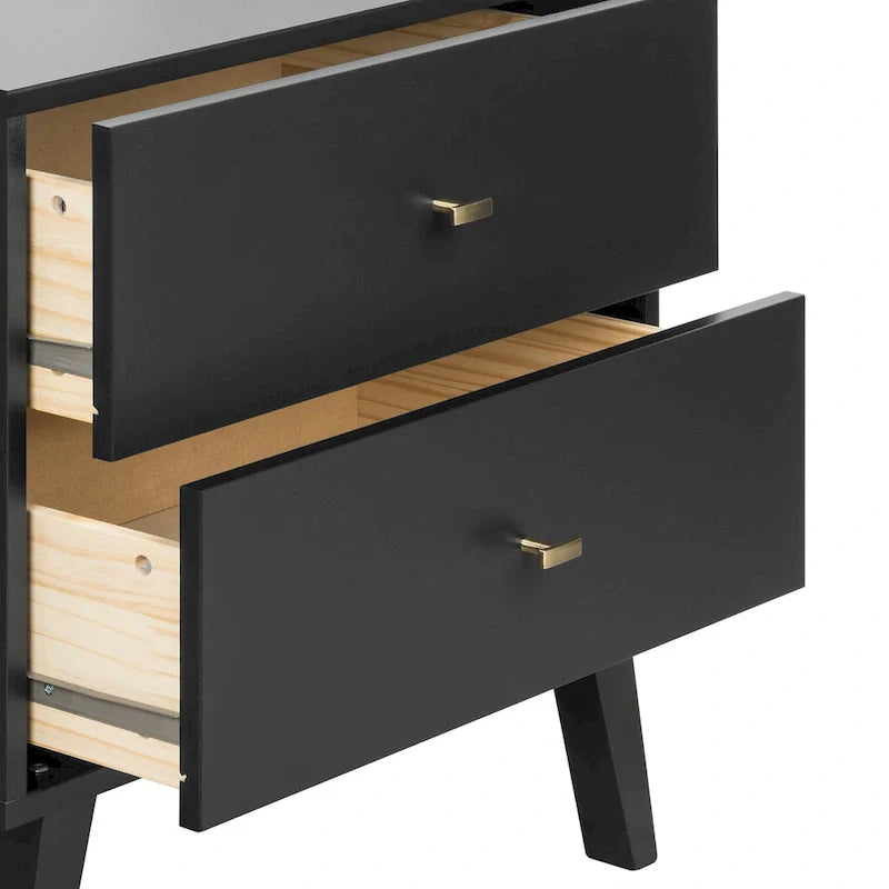 Prepac Milo 7-Drawer Dresser in Mid-Century Modern Style 4