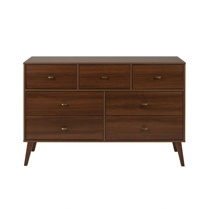 Prepac Milo 7-Drawer Dresser in Mid-Century Modern Style 14