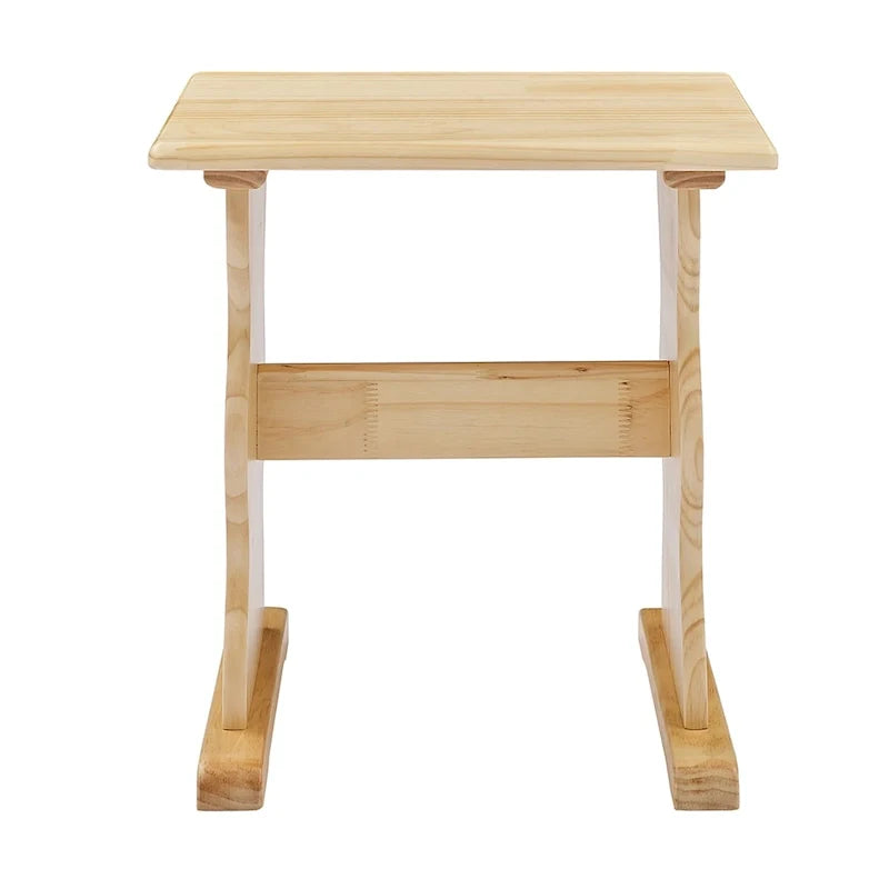 MUSEHOMEINC Classic 3-Piece Solid Wood Breakfast Nook Dining Set with Side Bench and Hidden Storage 7