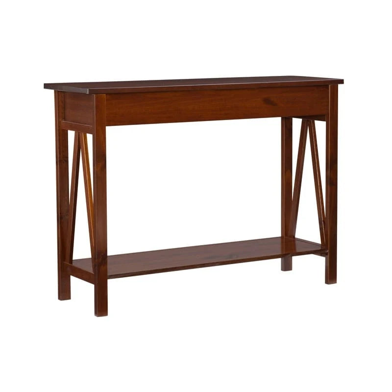Newborough Antique Tobacco Console Table by Copper Grove 9