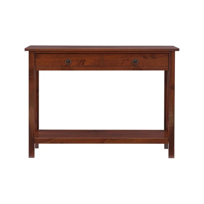 Newborough Antique Tobacco Console Table by Copper Grove 10