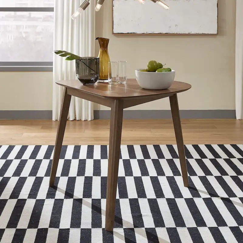 Satin Walnut Triangle Table by Space Savers 6