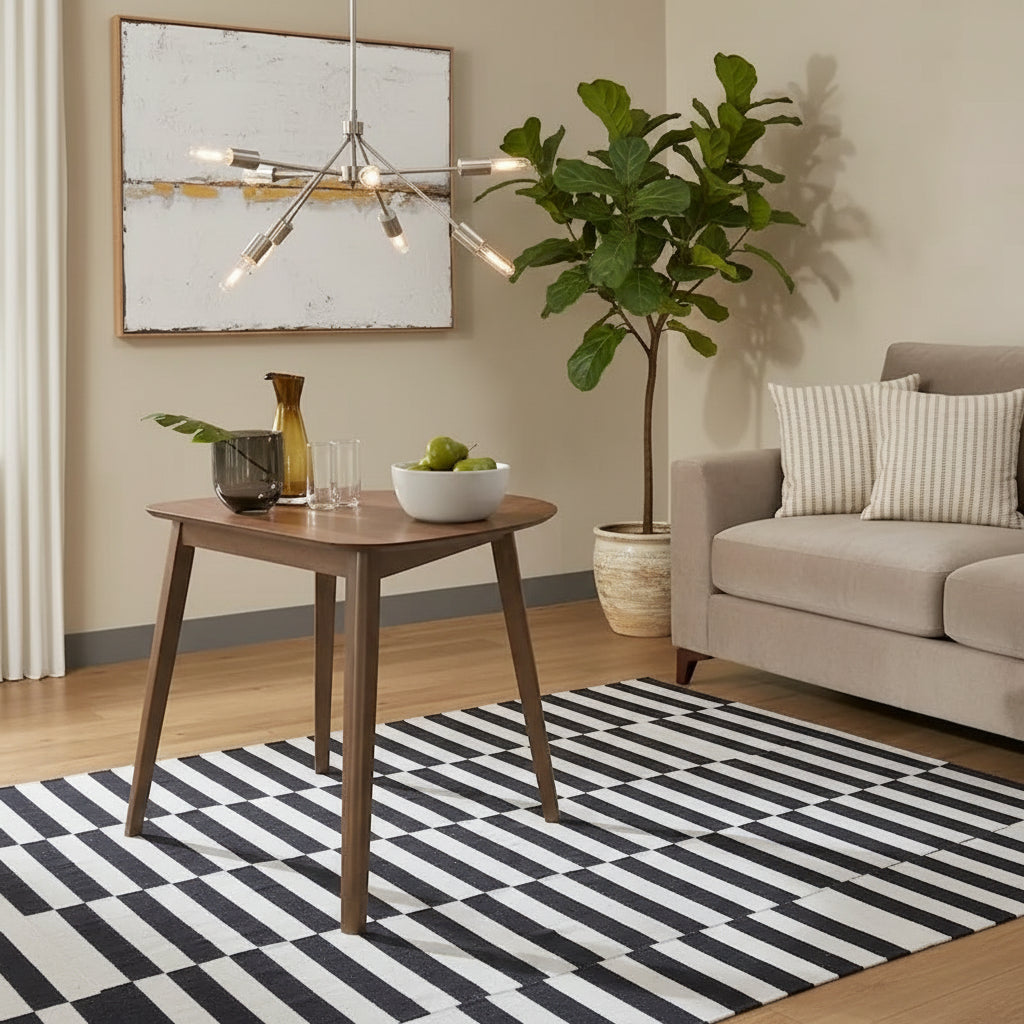 Satin Walnut Triangle Table by Space Savers 1