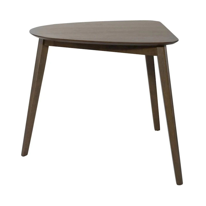Satin Walnut Triangle Table by Space Savers 3