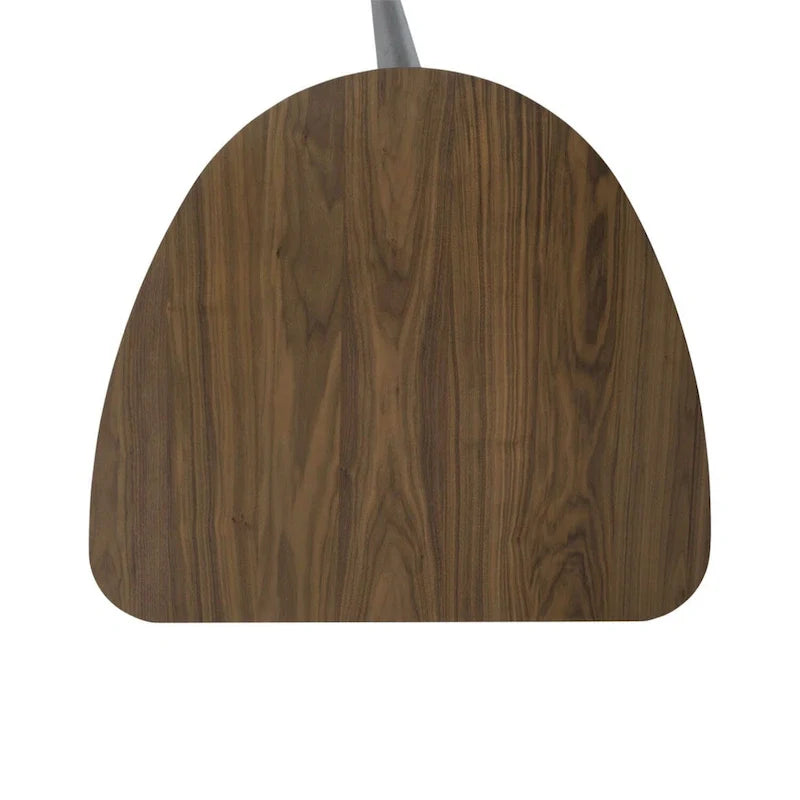 Satin Walnut Triangle Table by Space Savers 4