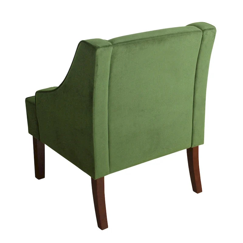 Porch & Den Lyric Velvet Swoop Arm Accent Chair" could be rewritten as "Lyric Velvet Swoop Arm Accent Chair by Porch & Den. 6