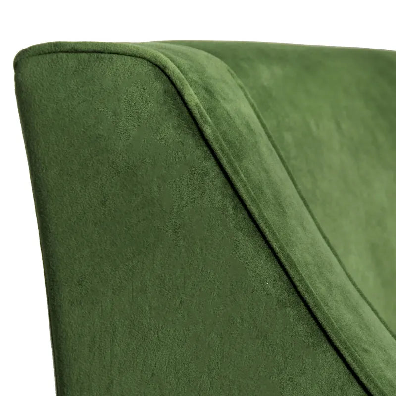 Porch & Den Lyric Velvet Swoop Arm Accent Chair" could be rewritten as "Lyric Velvet Swoop Arm Accent Chair by Porch & Den. 8