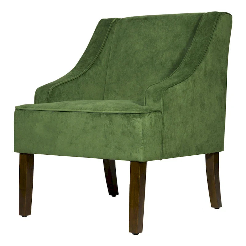 Porch & Den Lyric Velvet Swoop Arm Accent Chair" could be rewritten as "Lyric Velvet Swoop Arm Accent Chair by Porch & Den. 11
